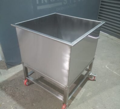 BATEA MOVIL EN ACERO INOXIDABLE - INOXSTEELS