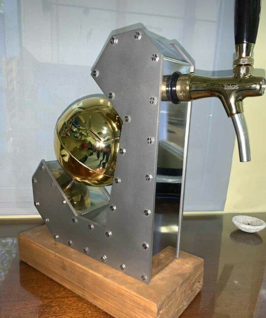 Chopera Futbol en acero inoxidable - INOXSTEELS