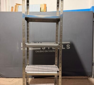 Estanteria tipo INDUSTRIAL en acero inoxidable - INOXSTEELS