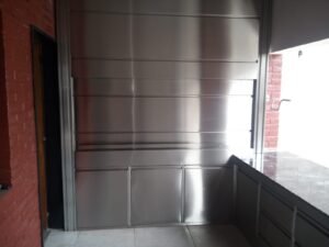 INOXSTEELS | Fabricación en Acero Inoxidable a Medida en Argentina 16 FRENTE DE PARRILLA EN L COMPLETO CON CAJONERA EN ACERO INOXIDABLE- INOXSTEELS