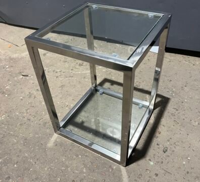 Juego de mesitas decorativas en acero inoxidable - INOXSTEELS