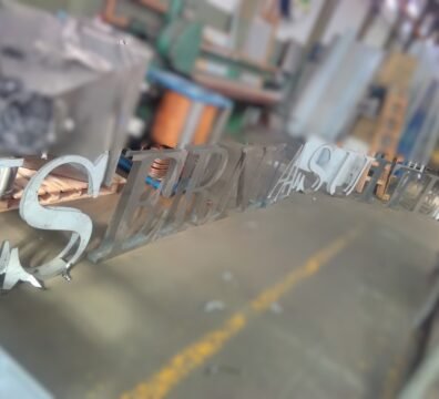 LETRAS CORPOREAS LED EN ACERO INOXIDABLE - INOXSTEELS