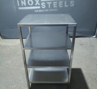 MESA DE 4 NIVELES EN ACERO INOXIDABLE - INOXSTEELS
